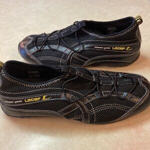 Lecaf Bessie Summer Women's Sports Shoe Sneaker.  Mesh/Leather/No skid sole